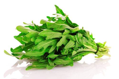 Fresh Arugula (Roquette) Seeds by SeedsNow, small green seeds ideal for growing peppery leafy greens.